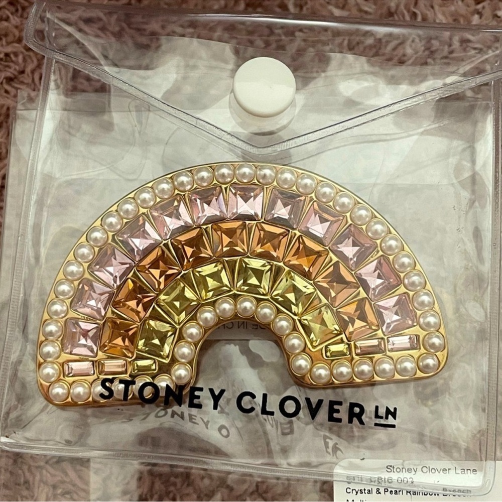 Stoney Clover Lane Rainbow Brooch